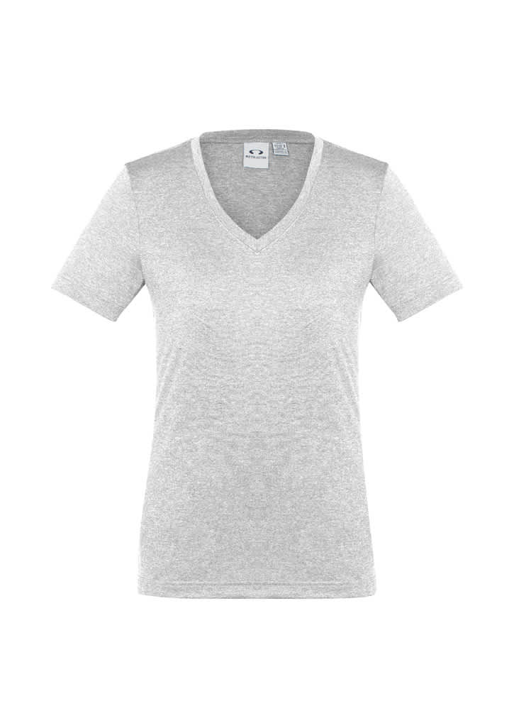 Womens Aero Short Sleeve Tee - T800LS Image Silver
