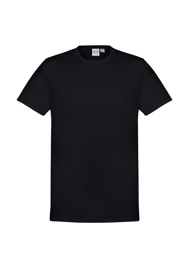 Mens Aero Short Sleeve Tee - T800MS Image Solid Black