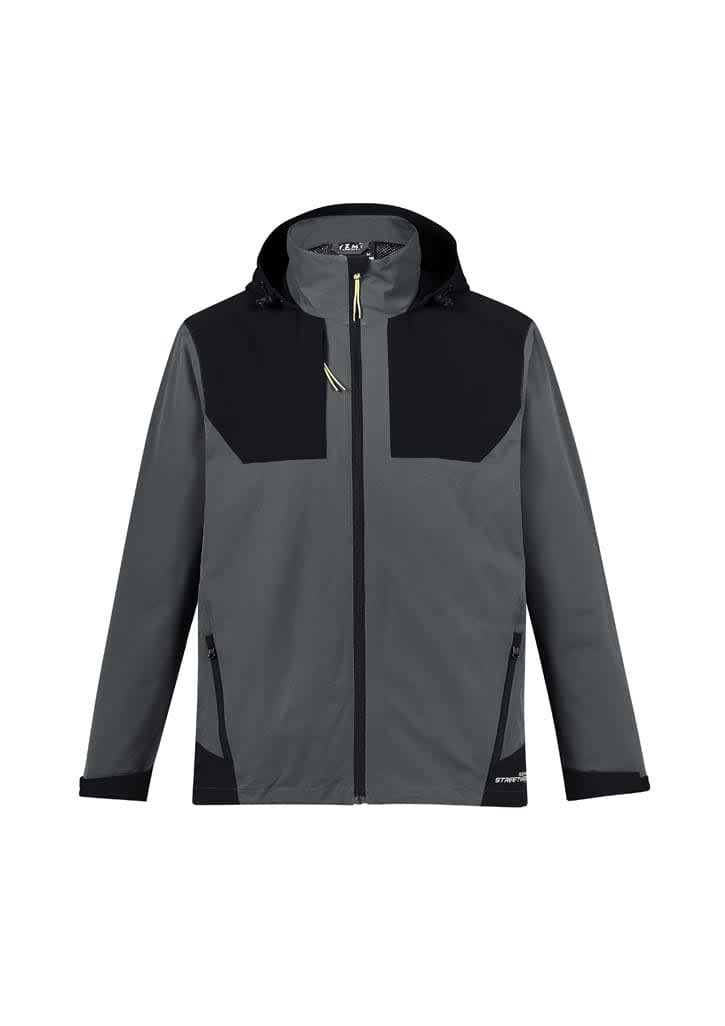 Unisex Streetworx Stretch Waterproof Jacket - ZJ310 Image Charcoal/Black