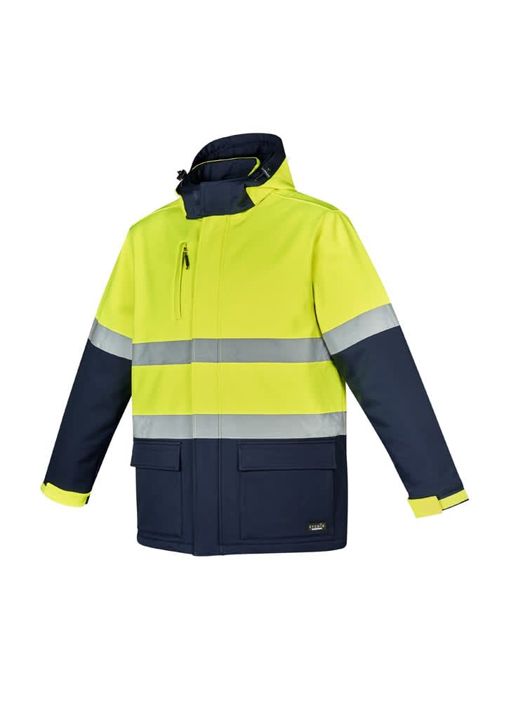 Unisex Hi Vis Antarctic Softshell Jacket - ZJ553 Image 