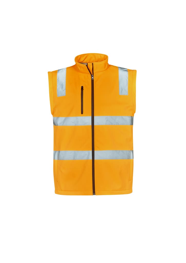 Unisex Hi Vis VIC Rail 2 In 1 Softshell Jacket - ZJ780 Image 