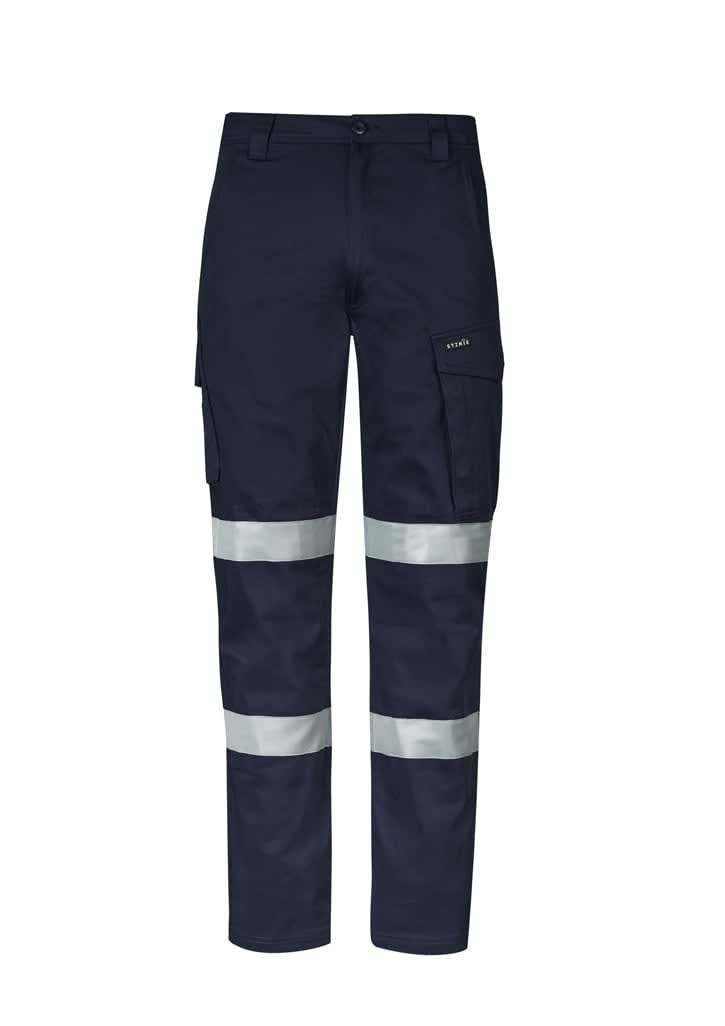 Mens Essential Stretch Taped Cargo Pant - ZP923 Image Navy