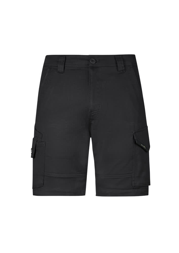 Mens Rugged Cooling Stretch Short - ZS605 Image Black