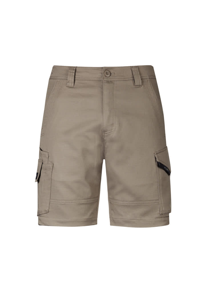 Mens Rugged Cooling Stretch Short - ZS605 Image Khaki