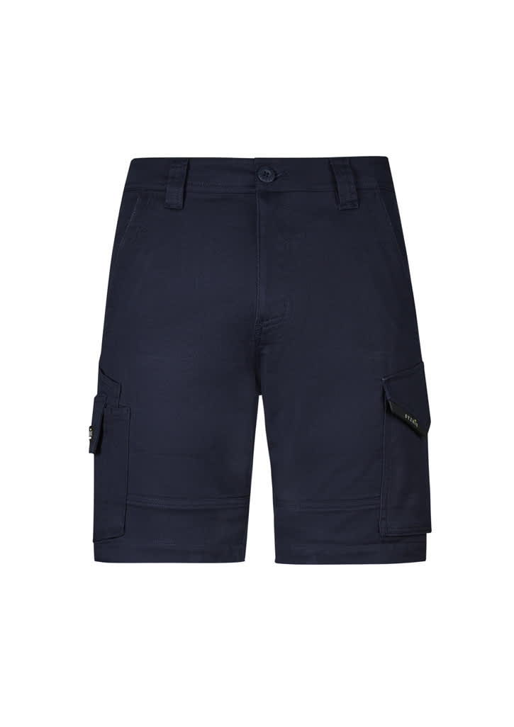 Mens Rugged Cooling Stretch Short - ZS605 Image Navy