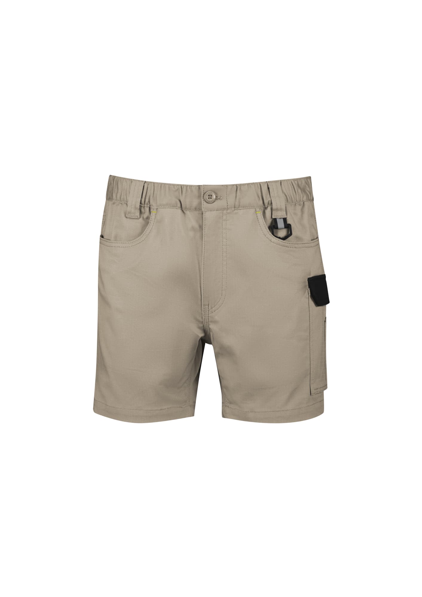 Mens Rugged Cooling Stretch Short Short - ZS607 Image Khaki