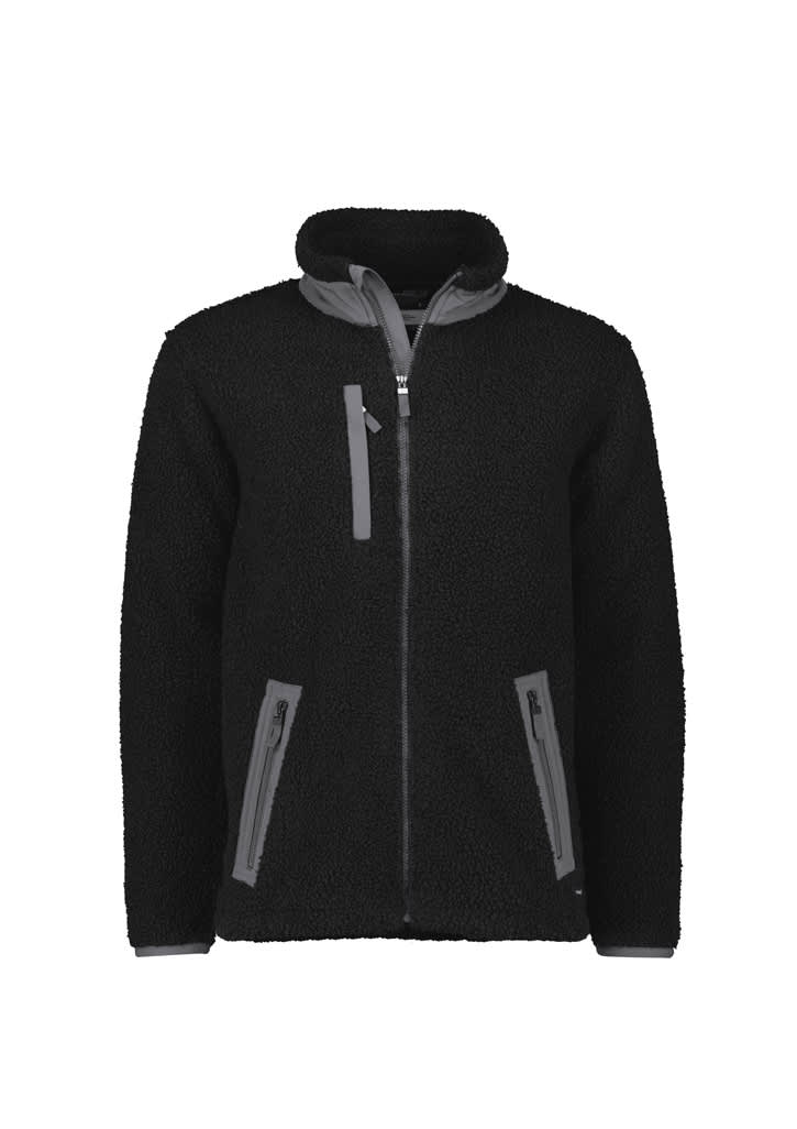 Unisex Streetworx Full Zip Sherpa Fleece - ZT285 Image Black