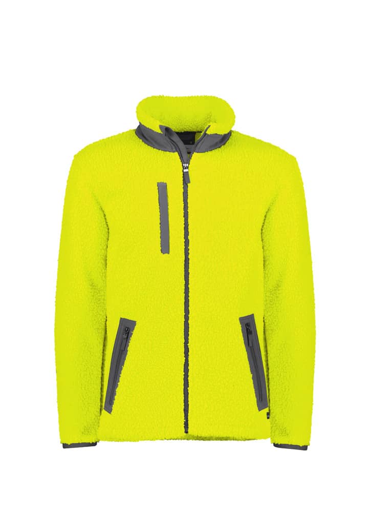 Unisex Streetworx Full Zip Sherpa Fleece - ZT285 Image Yellow