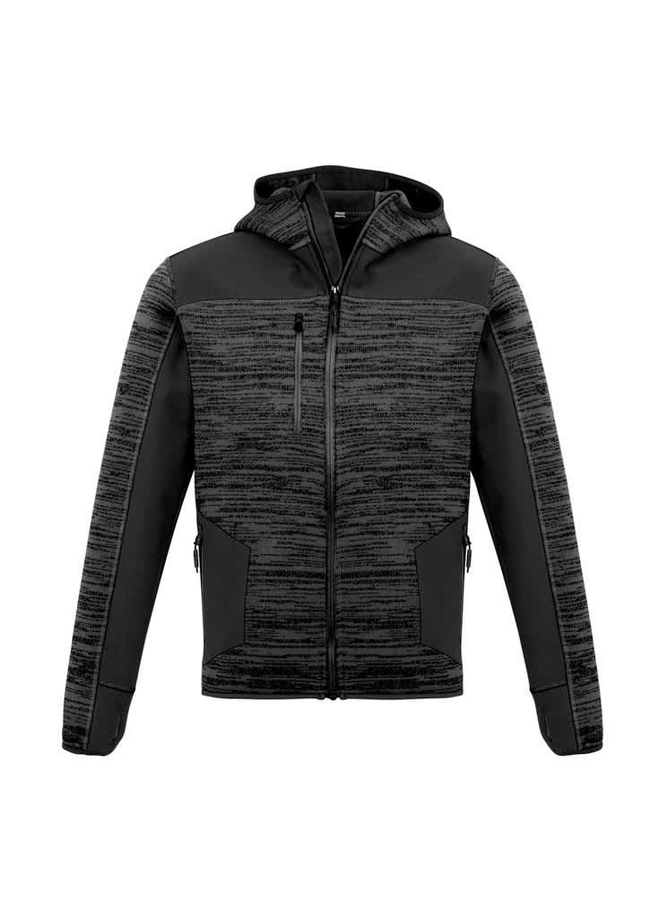 Unisex Streetworx Reinforced Knit Hoodie - ZT360 Image Gunmetal