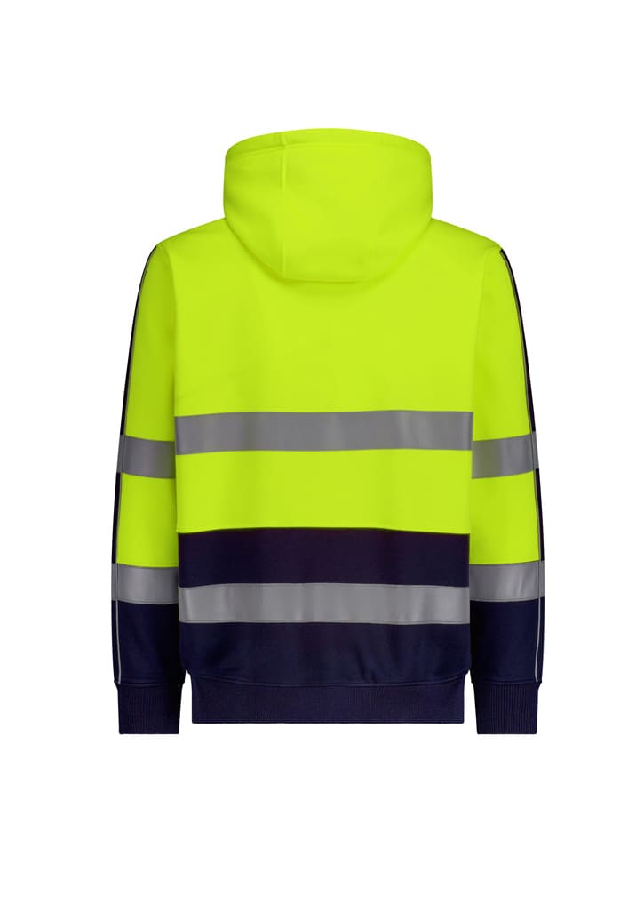 Unisex Hi Vis Full Zip Stretch Taped Hoodie FA-ZT486
