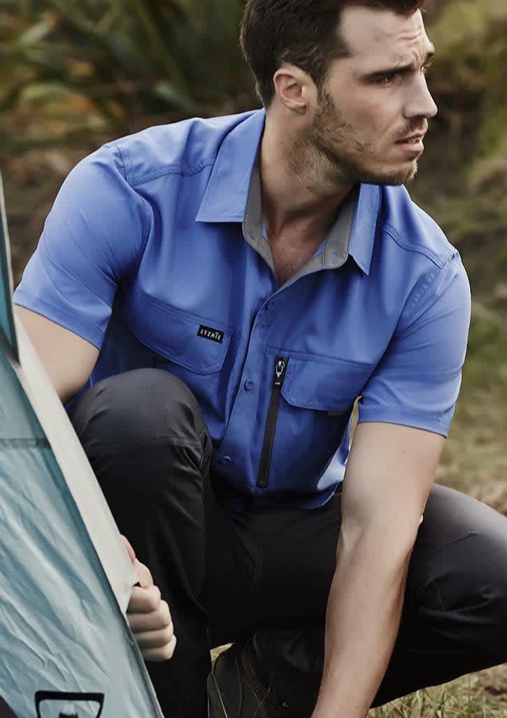 Mens Outdoor Short Sleeve Shirt