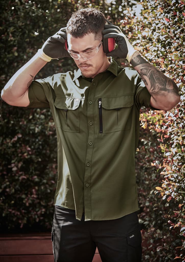 Mens Outdoor Short Sleeve Shirt FA-ZW465