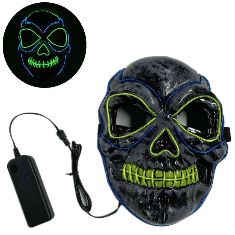 Halloween Skull Light Up Mask