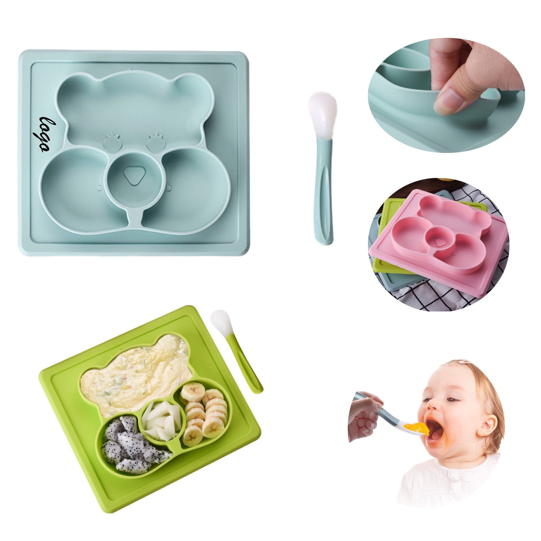 Non-slip Children's Plate