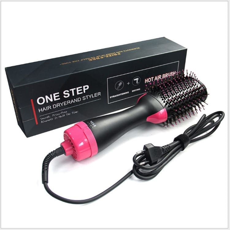 One-Step Hair Dryer And Hot Air Brush