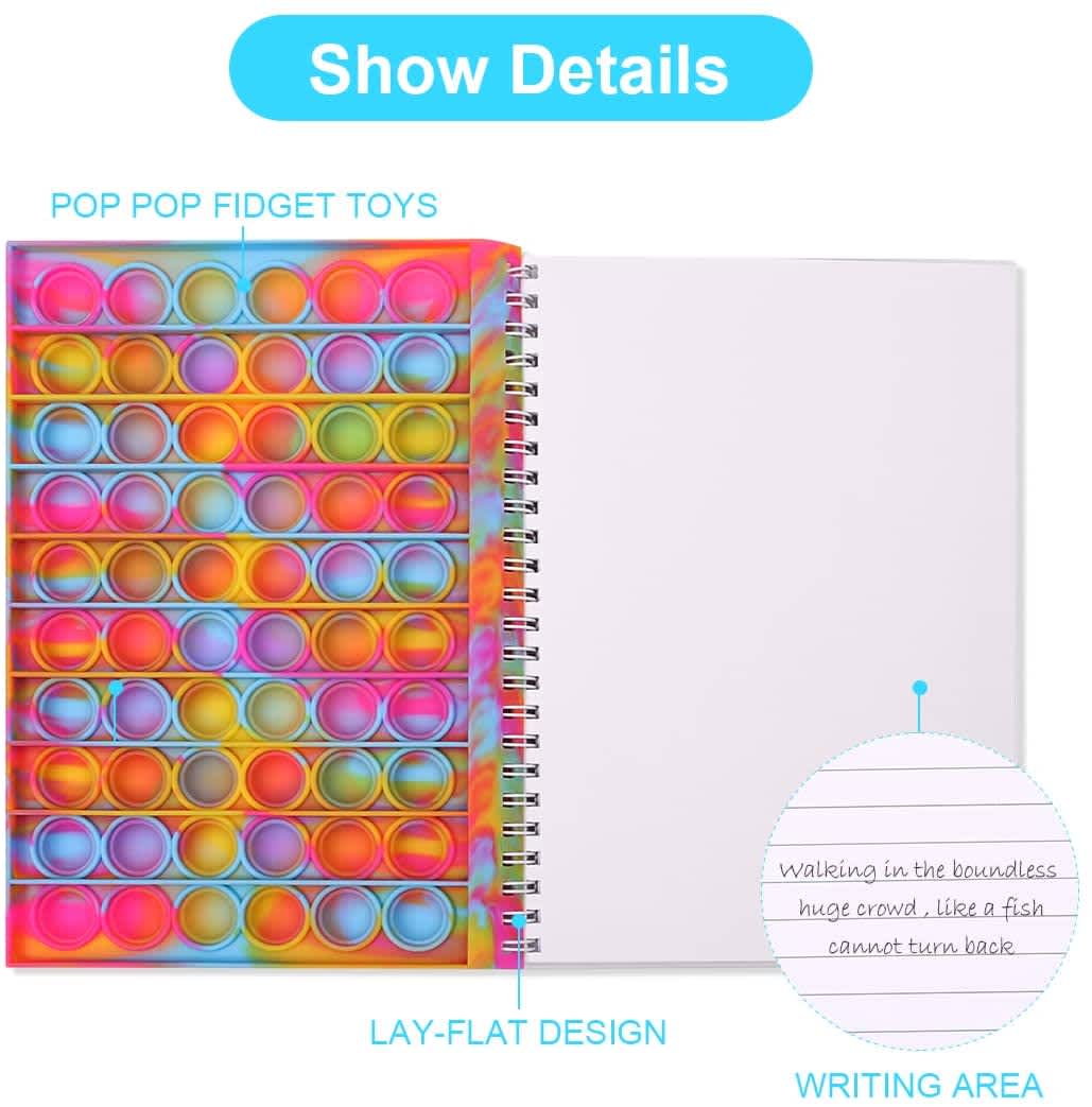 A5 Pop Bubble Fidget Notebook