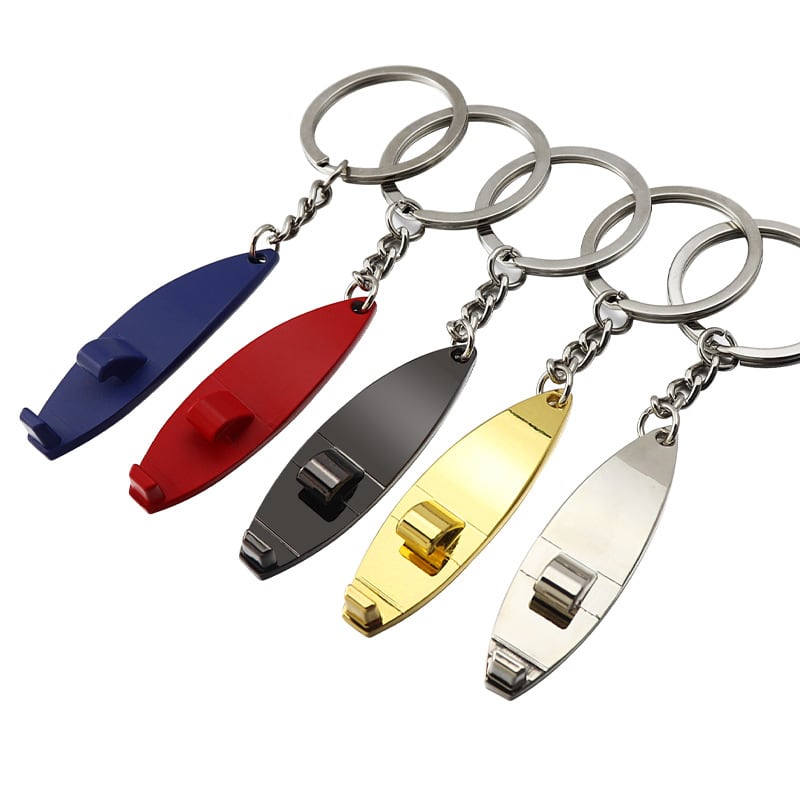 Surfboard Shape Keychain