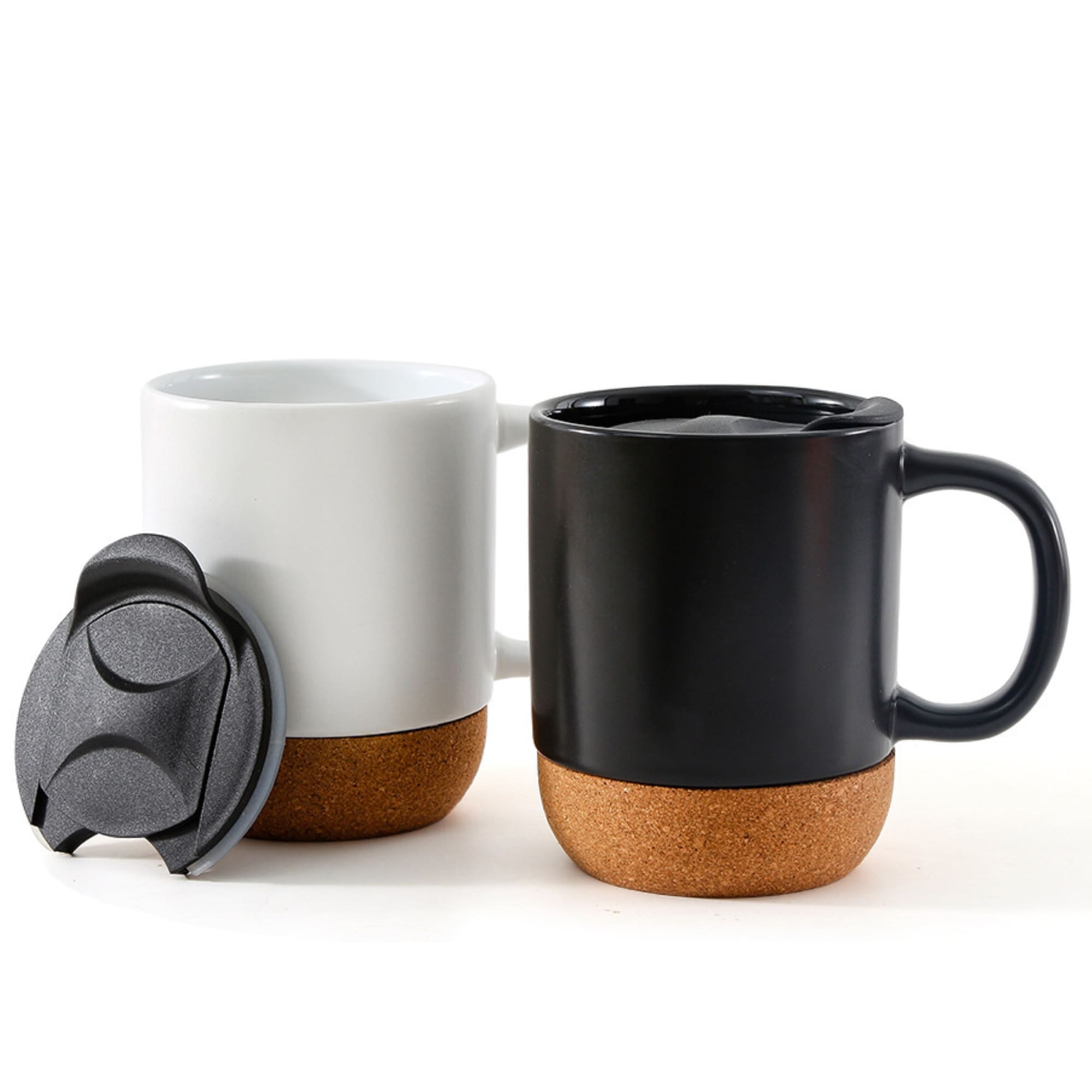 14oz. Cork Base Ceramic Mug