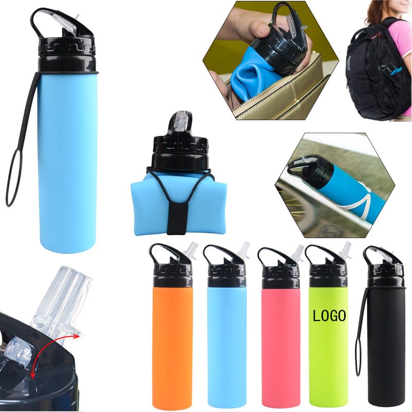 20oz Silicone Folding Sport Bottle