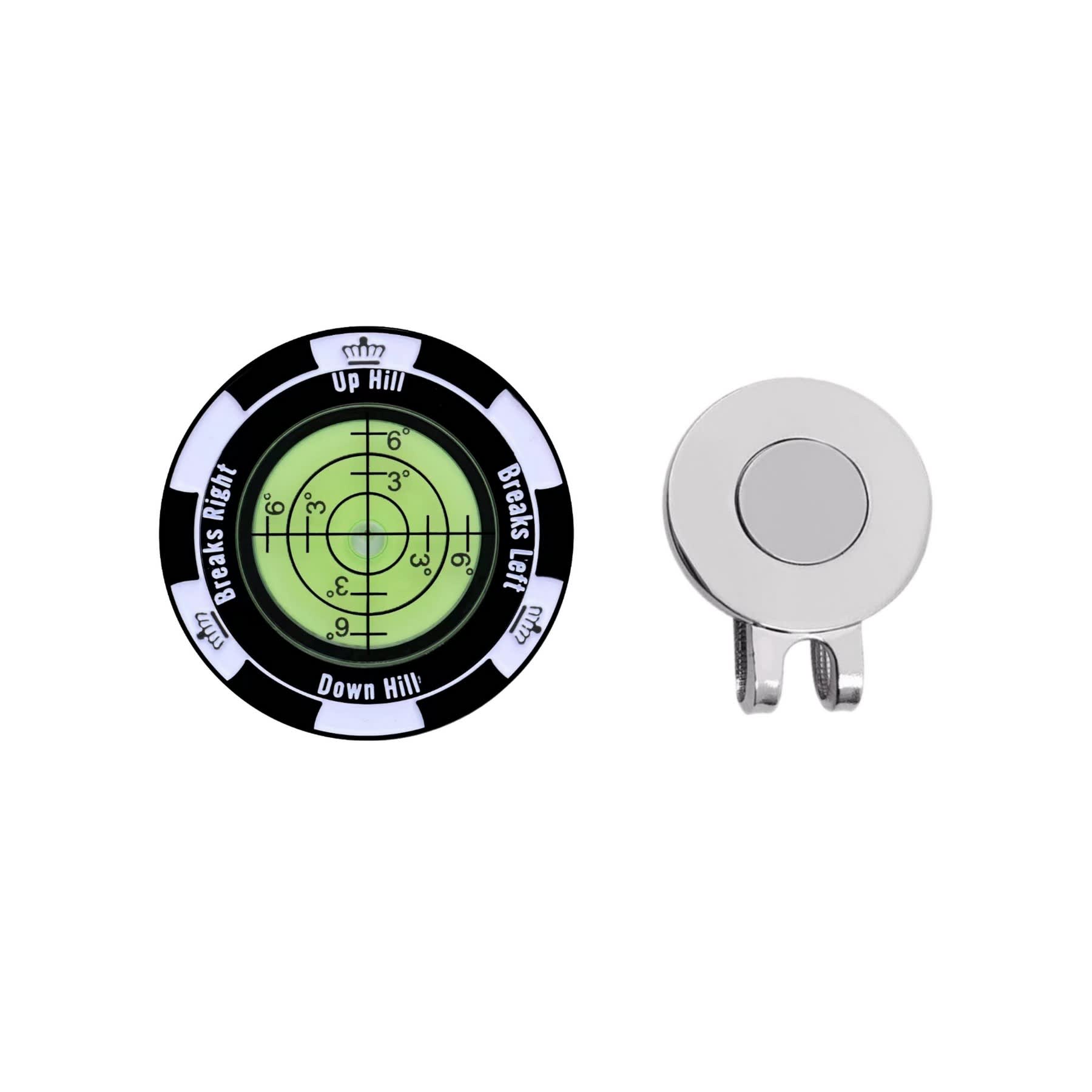 Magnetic Green Reader Ball Marker with Hat Clip