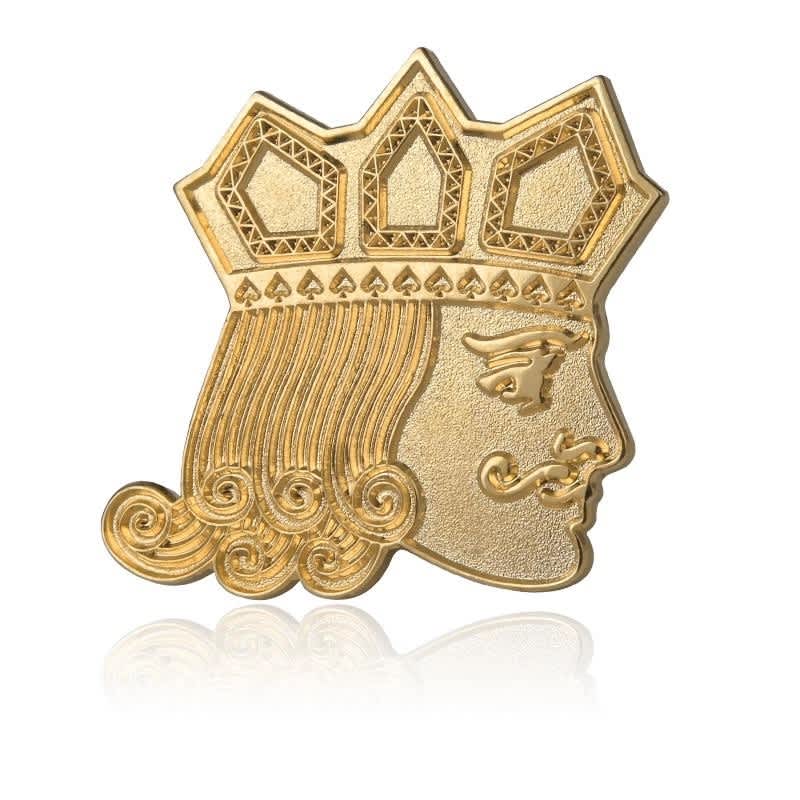 1/2" Sandblasted Die Struck Pin