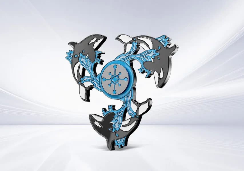 2.25" Enamel Fidget Spinners