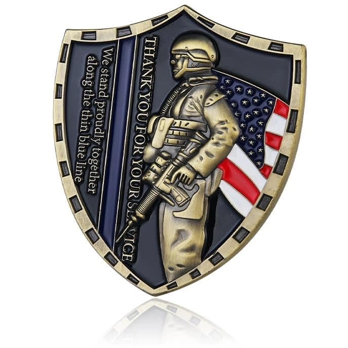 1.5" Soft Enamel Coins (colour 2 Sides)