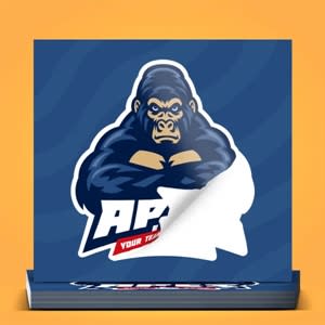 Kiss Cut Custom Shaped Sticker