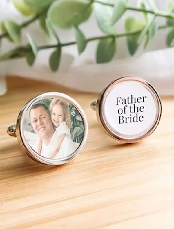 0.6" Custom Photo Cufflinks