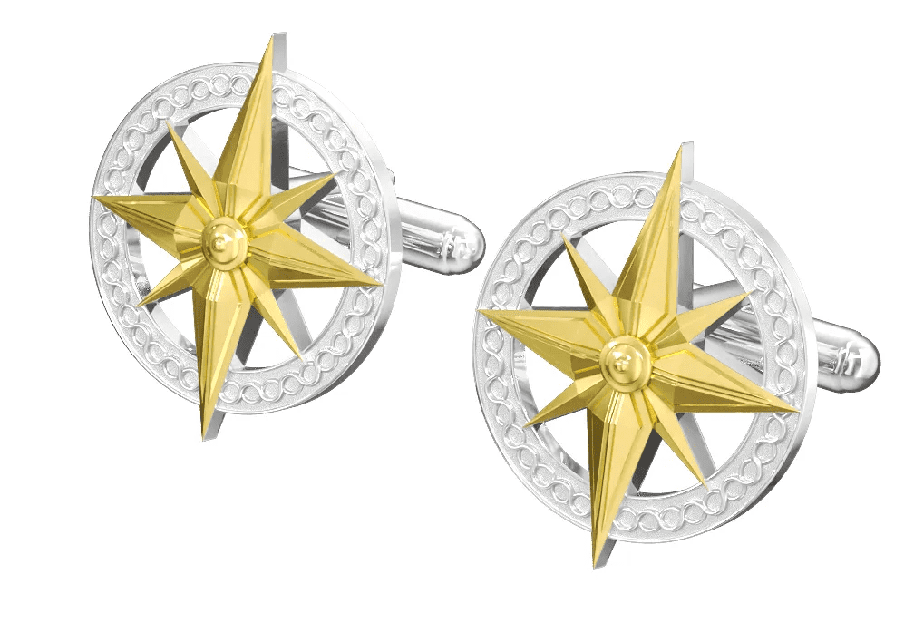 0.5" Custom 3D Cufflinks