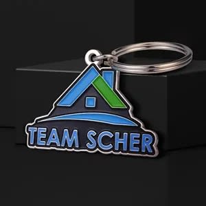 1.25" Soft Enamel Keychain