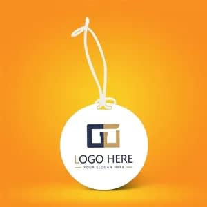 Full colour Round Plastic Luggage Tags With Strap