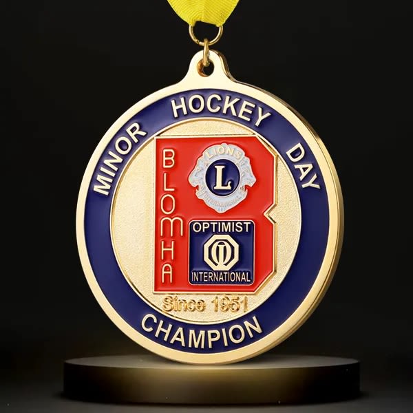 1 1/2" Custom Die Struck Soft Enamel Medals