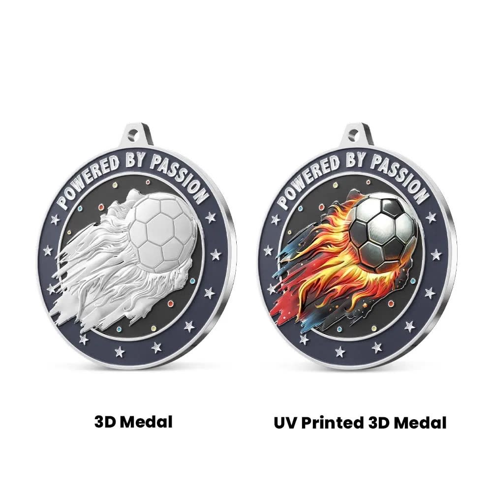 1.25" One Side UV Print 3D Medals