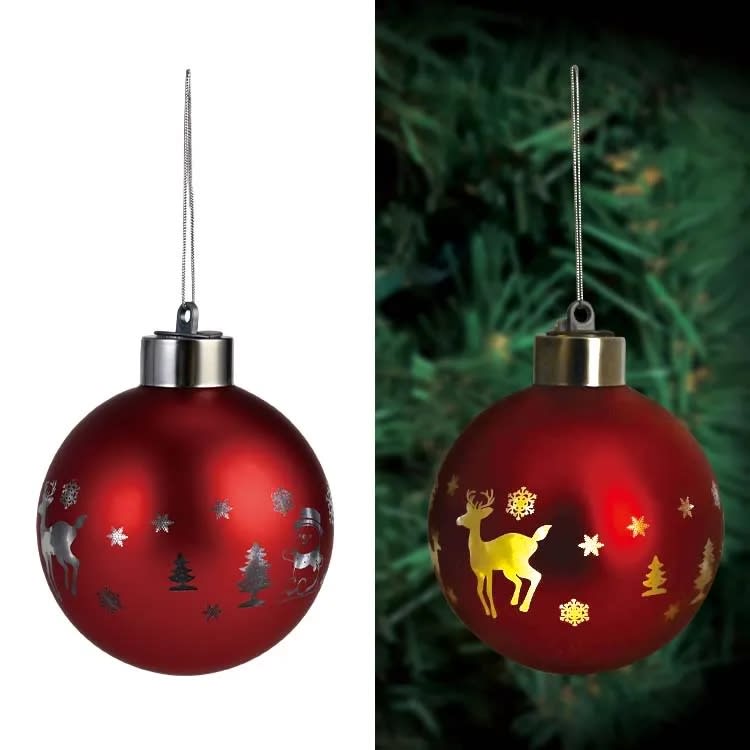 Blown Glass Holiday Decorative Baubles