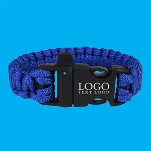 Survival Paracord Bracelet with Whistle