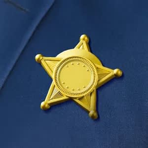 Personalized Full colour Round Star Name Badges