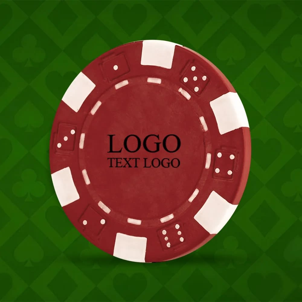 Dice Logo Plastic Poker Chips