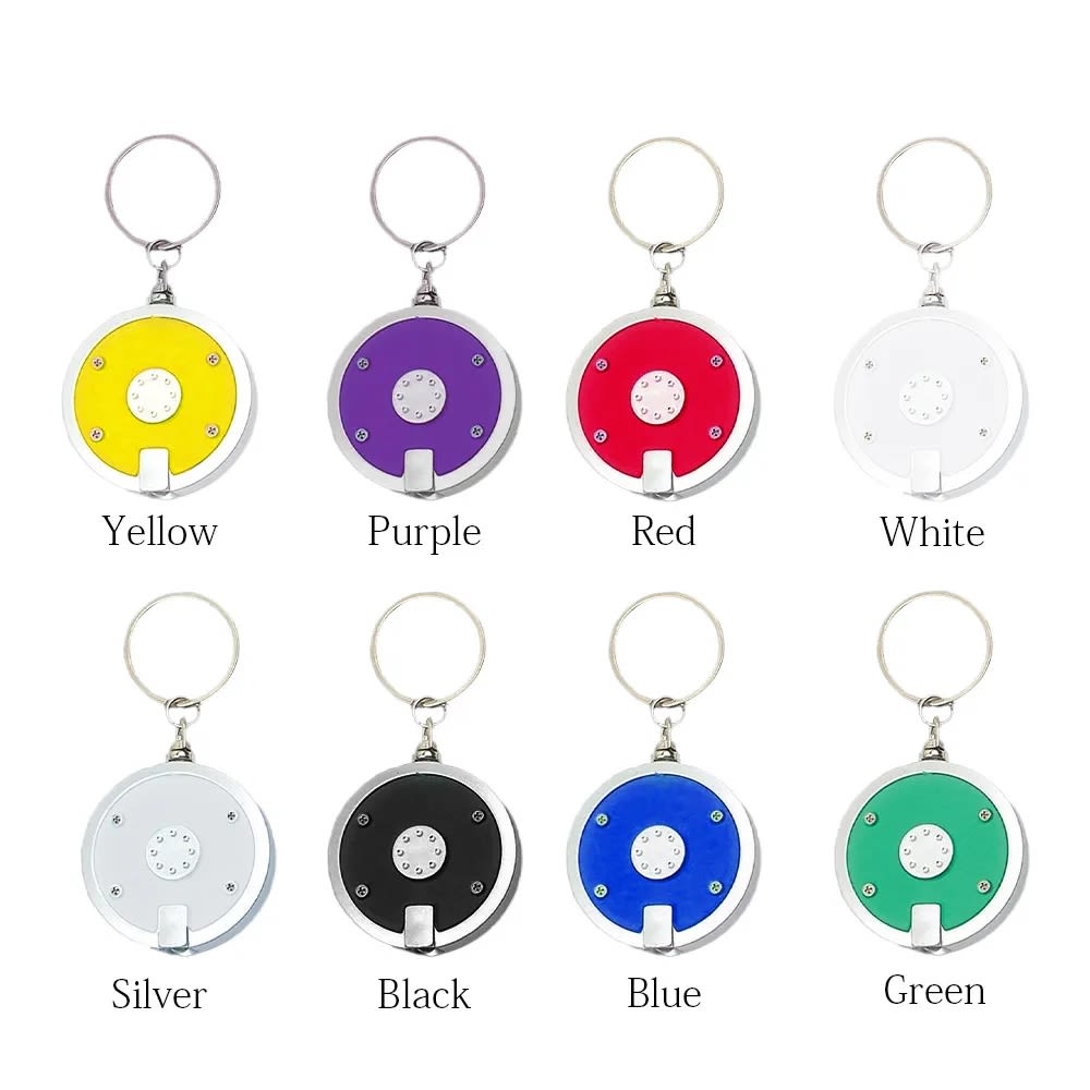 Round LED Keychain - Liquid Promotions