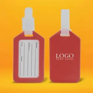 colourful Luggage Tags With Logo