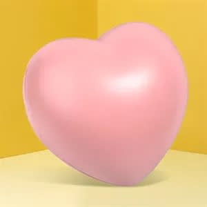 Custom Sweet colourful Heart Squeezies Stress Ball