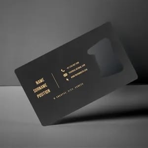 Stainless Steel Beer Bottle Opener Business Card