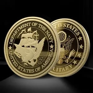 1.5" Custom 3D Die Struck Mint Coins