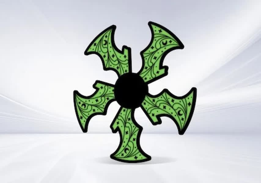2.25" Glow in the Dark Fidget Spinners