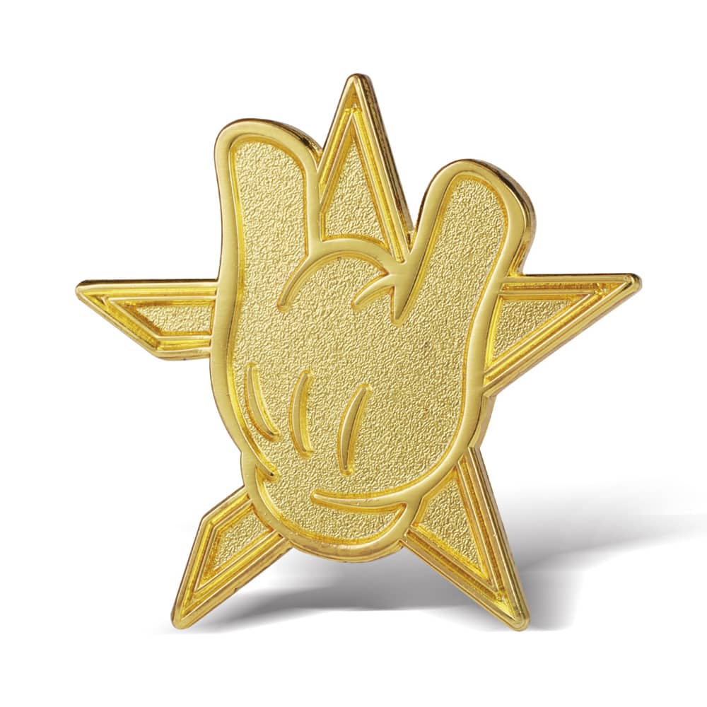 0.5" Die Struck Pins（No Color Pins）