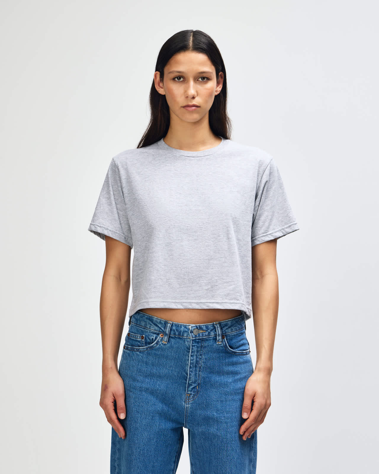 American Apparel Women's Fine Jersey Boxy T-Shirt GI-AA