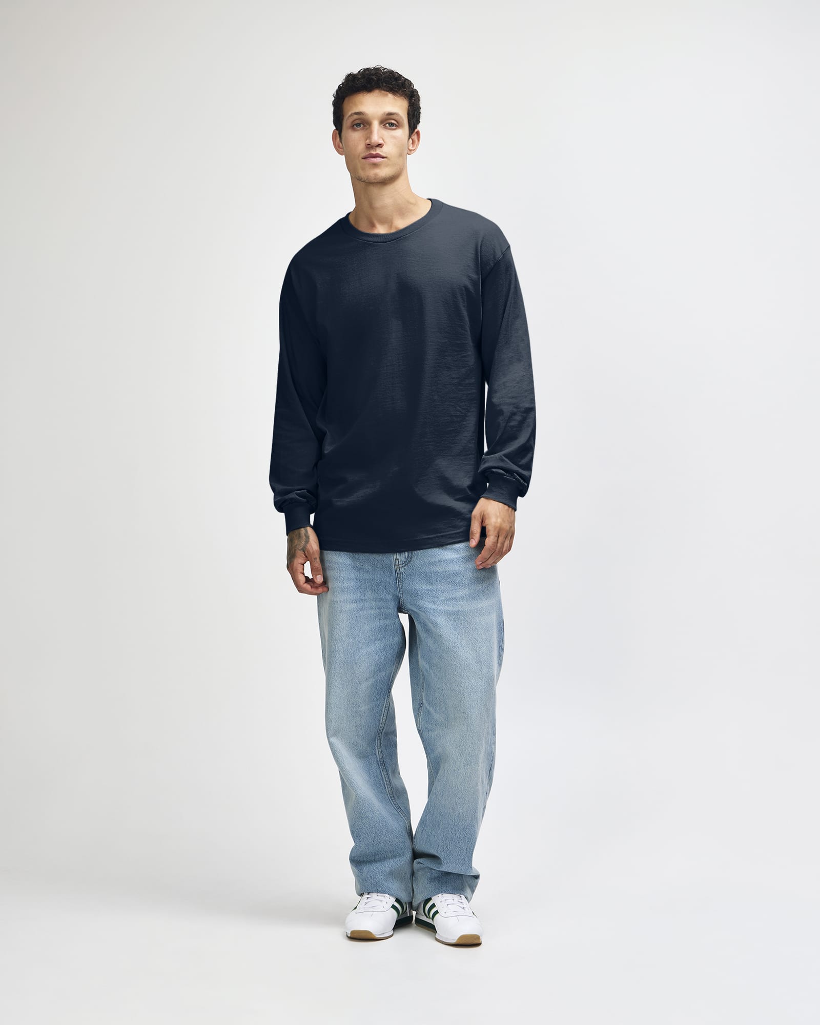 American Apparel Heavyweight Cotton Unisex Long Sleeve T-Shirt GI-1304