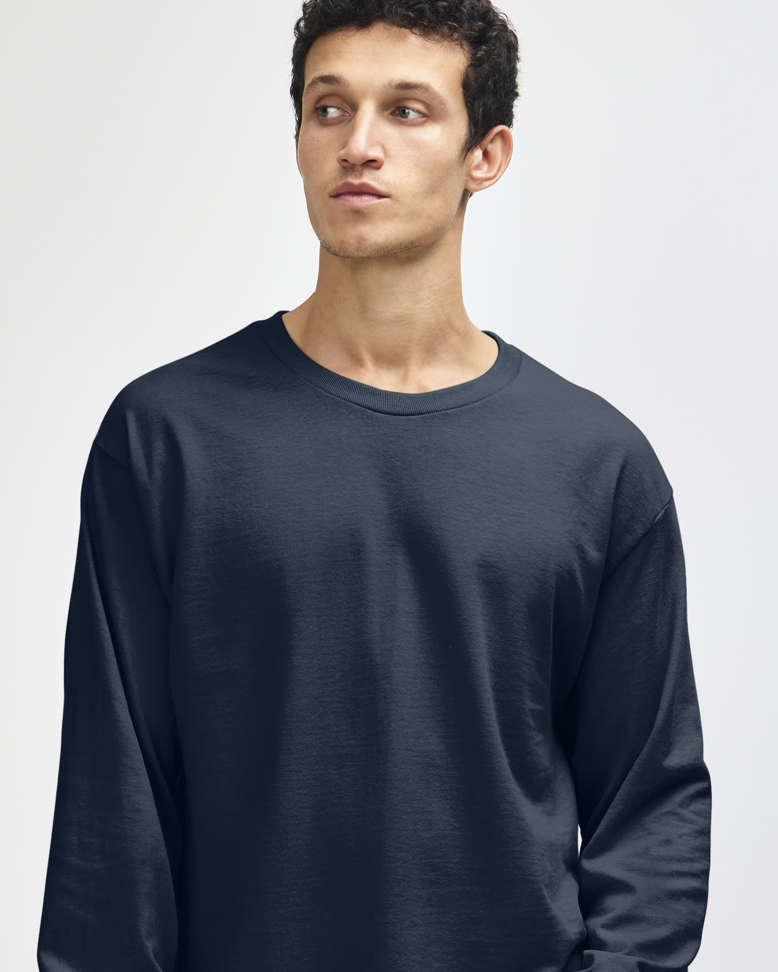 American Apparel Heavyweight Cotton Unisex Long Sleeve T-Shirt GI-1304