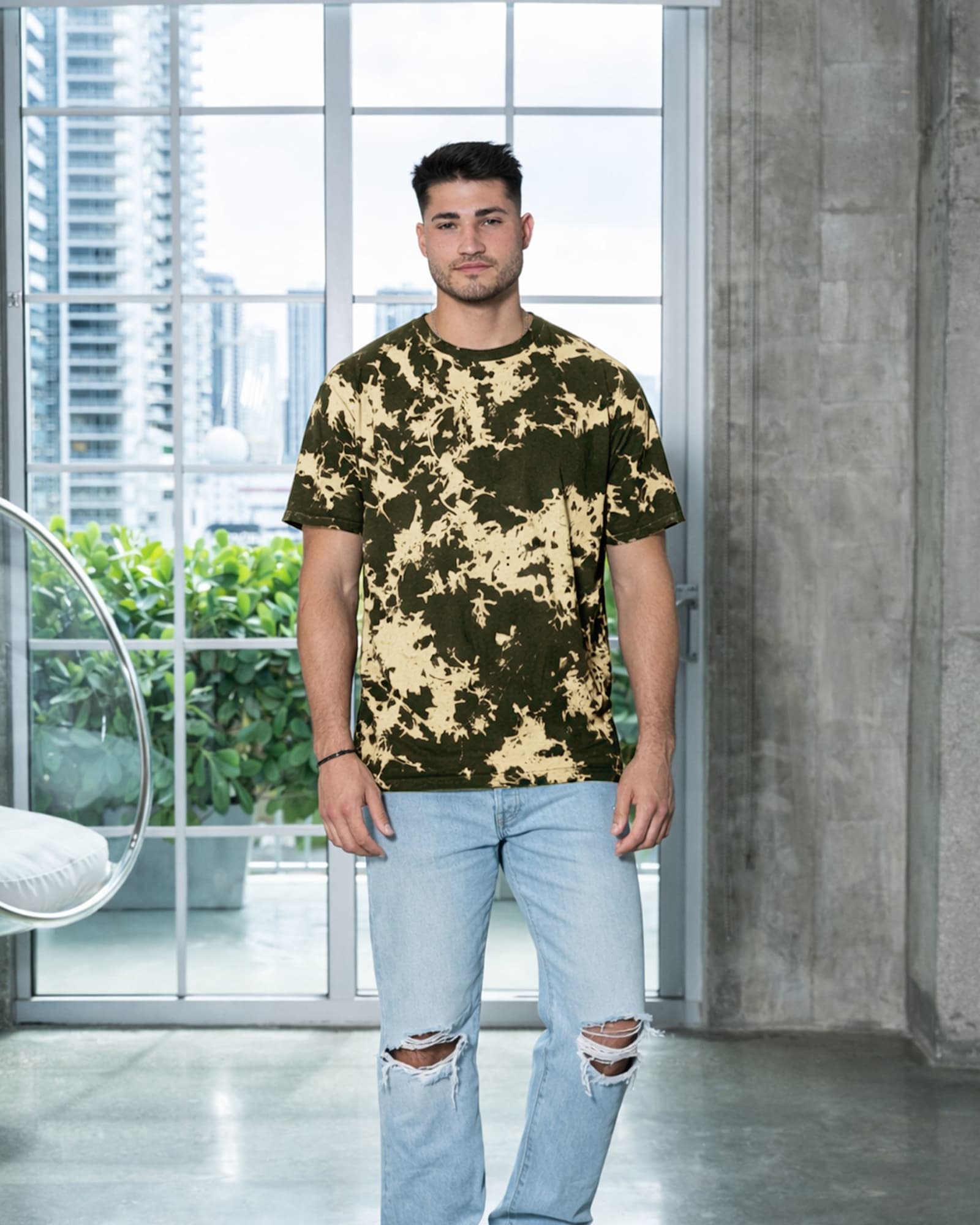 Colortone® Bleach Out Dyed T-Shirt GI-1385