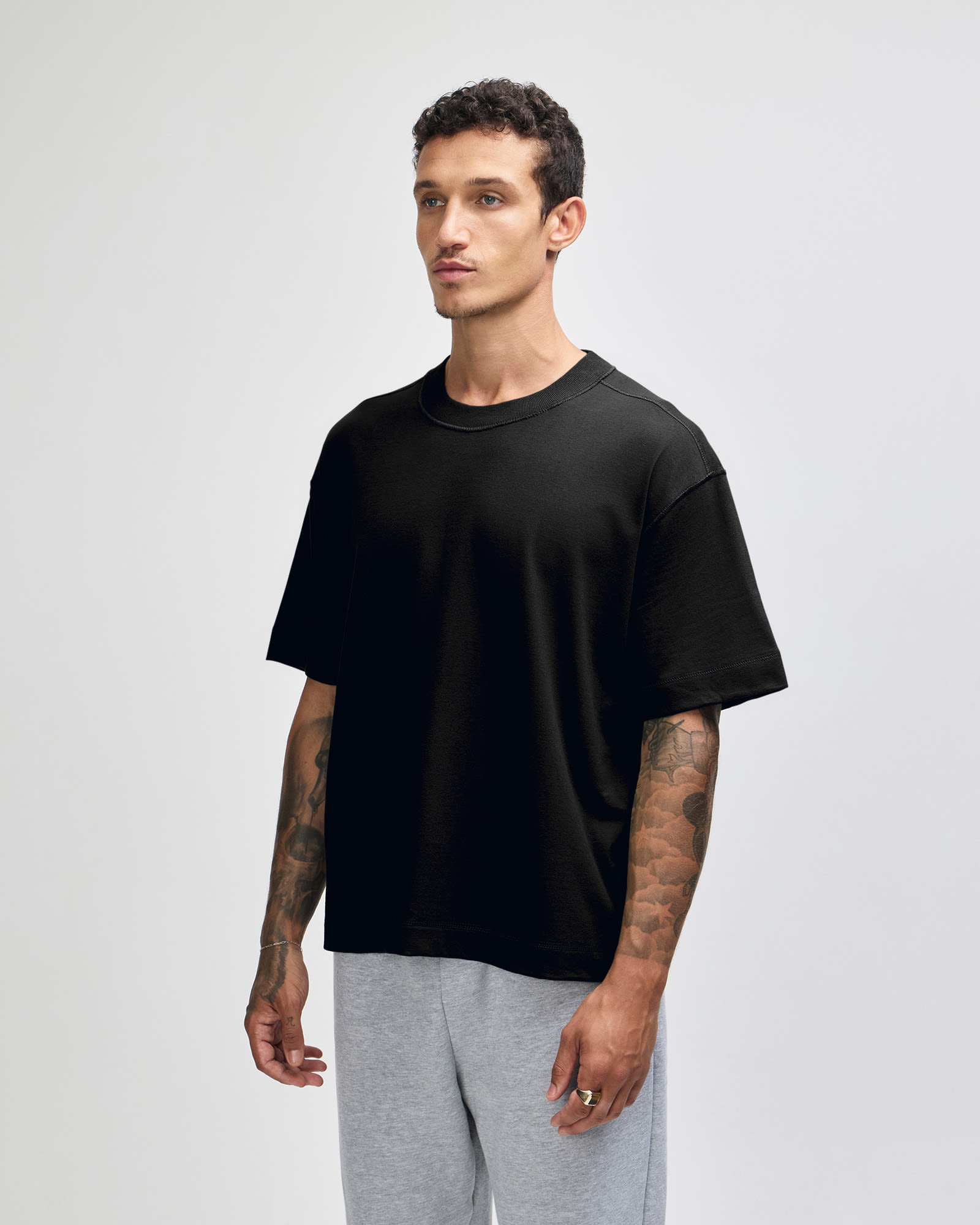 American Apparel Heavyweight Cotton Unisex Boxy T-Shirt GI-13ML0